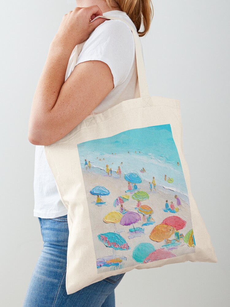 Multicolored Tropical Fish Tote Bag for the Beach, Beach Theme Gifts,  Vacation Accessories, Fish Tote Bag, Fish Lover