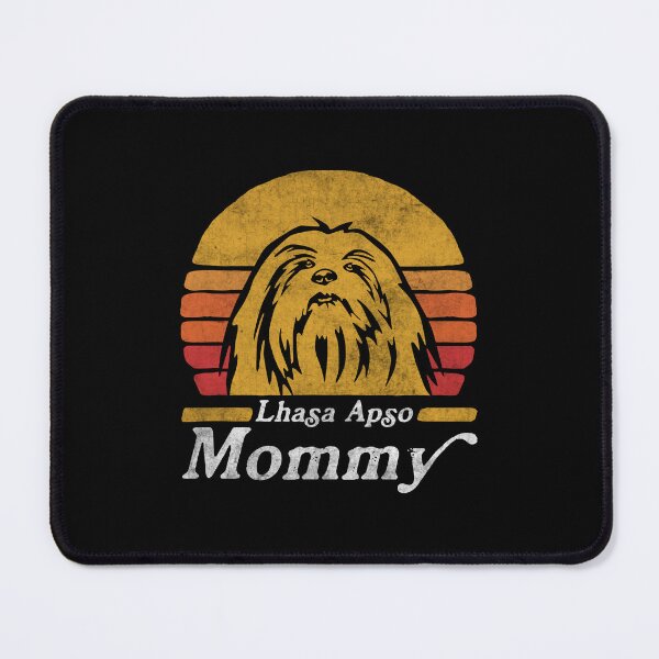 Item preview, Retro Vintage Lhasa Apso Mommy designed and sold by More Cute Dogs.