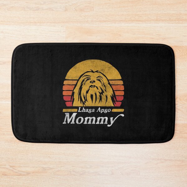 Item preview, Retro Vintage Lhasa Apso Mommy designed and sold by More Cute Dogs.