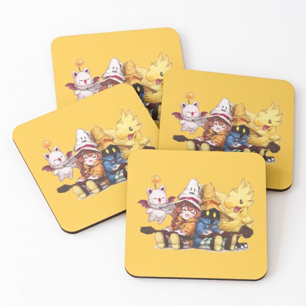 Item preview, Chocobo, Moogle & Vivi designed and sold by NEOFO.