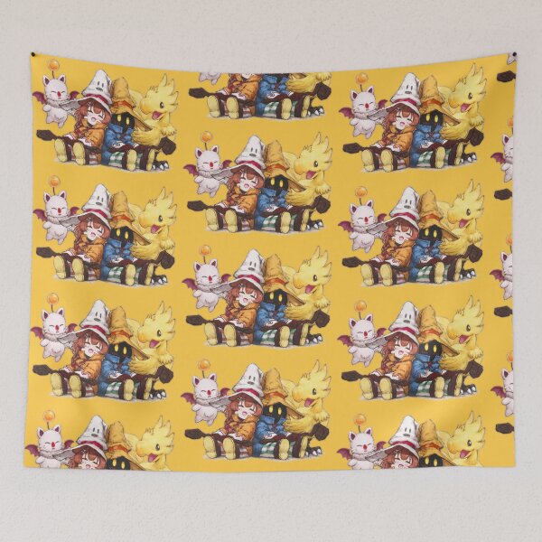 Item preview, Chocobo, Moogle & Vivi designed and sold by NEOFO.