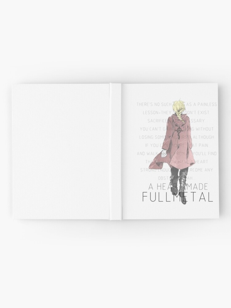 Alternate view of a Heart made Fullmetal~ Hardcover Journal