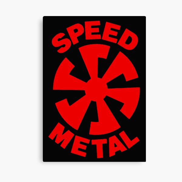 Speed Metal Canvas Print