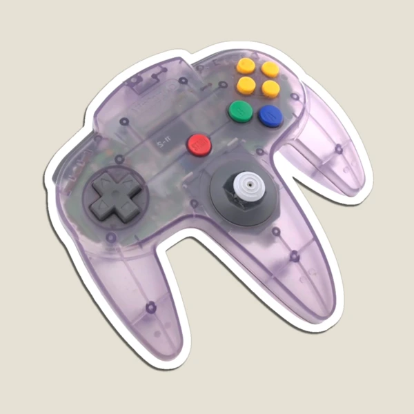 N64 Controller Clear Purple