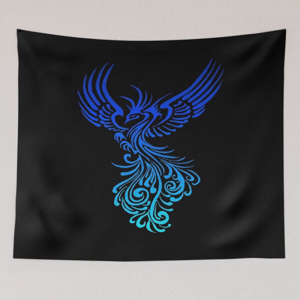 Item preview, Artistic Phoenix Blue  Aqua Color Blend designed and sold by taiche.
