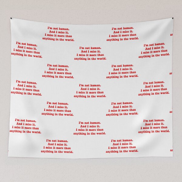 Item preview, I_m not human. And I miss it   designed and sold by TunArtDesign.