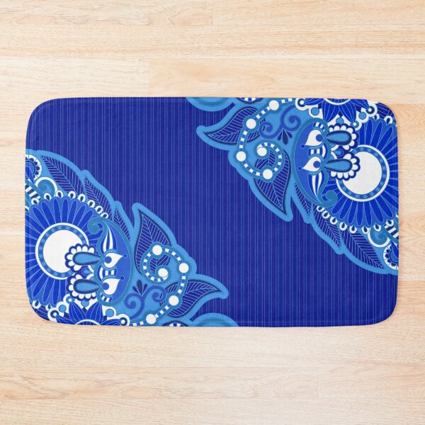 Item preview, Paisley Ornament - Blue Palette designed and sold by k9printart.