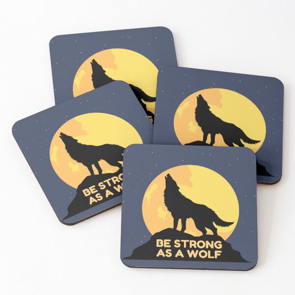 Item preview,  Be strong as a wolf designed and sold by PaulGoldStore.