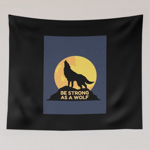 Item preview,  Be strong as a wolf designed and sold by PaulGoldStore.