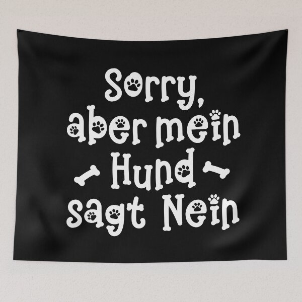 Item preview, sorry but my dog says no designed and sold by dog-shirt.
