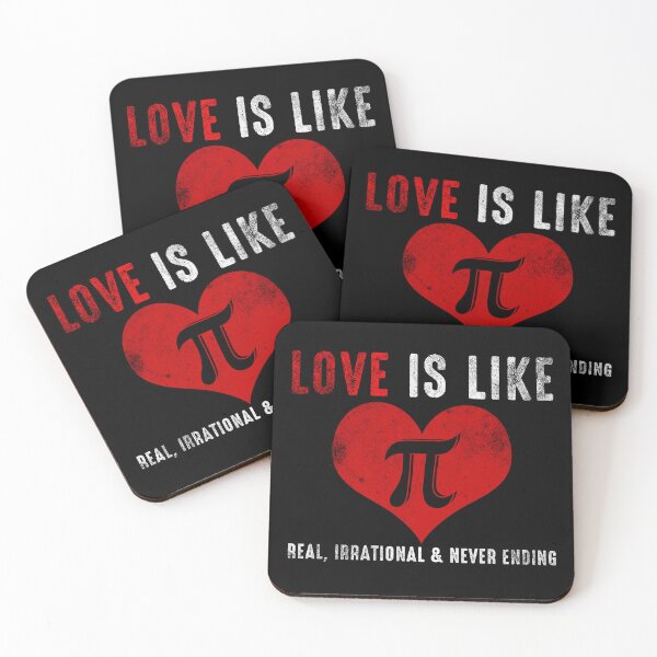 Item preview, Love is like the number pi, real, irrational and never-ending designed and sold by Mila1946.