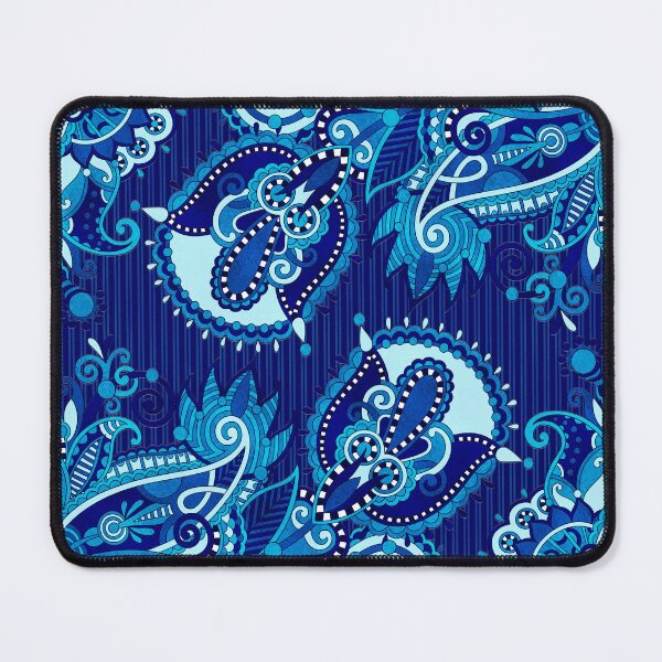 Item preview, Paisley Floral  Ornament - Shades of blue designed and sold by k9printart.