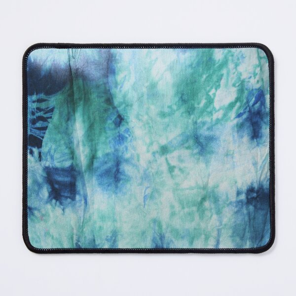 Item preview, green blue tie dye 70s hippy pattern designed and sold by cheekylorns.