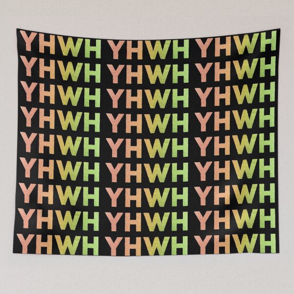 Item preview, YHWH (Yahweh) colour designed and sold by Julia Jane Creative.