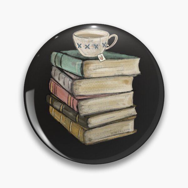 Item preview, Vintage Book Stack And Tea  designed and sold by TashaRobert.