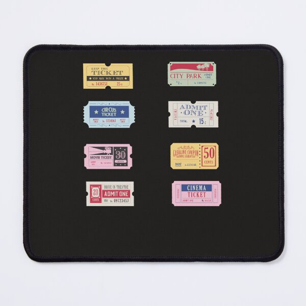 Item preview, Vintage Ticket Stub Sticker Pack  designed and sold by TashaRobert.