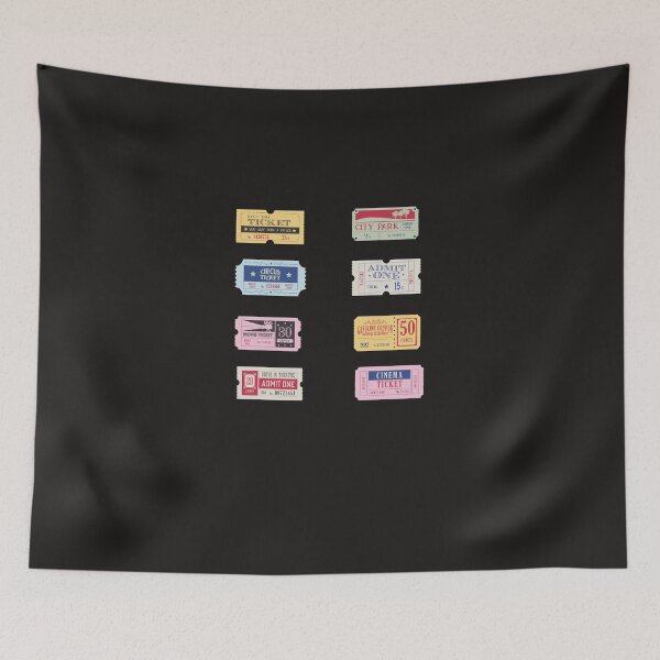 Item preview, Vintage Ticket Stub Sticker Pack  designed and sold by TashaRobert.