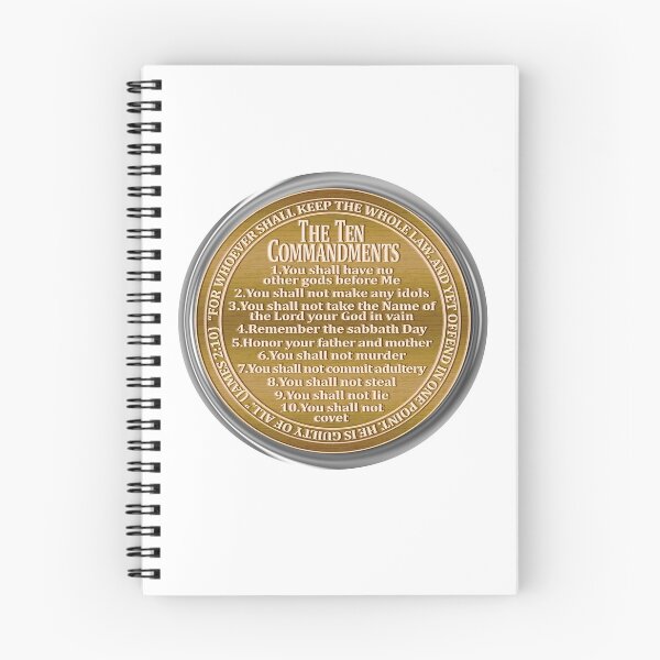 Item preview, The Ten Commandments golden coin designed and sold by KingsManKind.