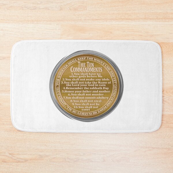 Item preview, The Ten Commandments golden coin designed and sold by KingsManKind.