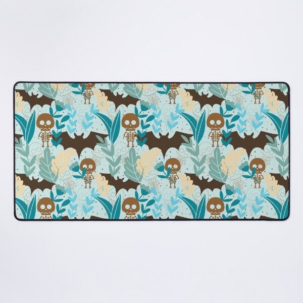 Item preview, Blue Bats n Skellys repeat pattern  designed and sold by TashaEllen.