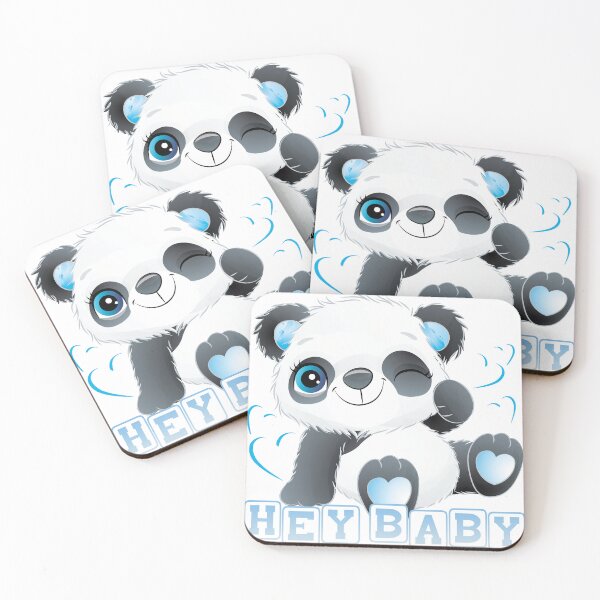Item preview, Hey Baby, Adorable Baby Boy Panda designed and sold by lucidfrog.