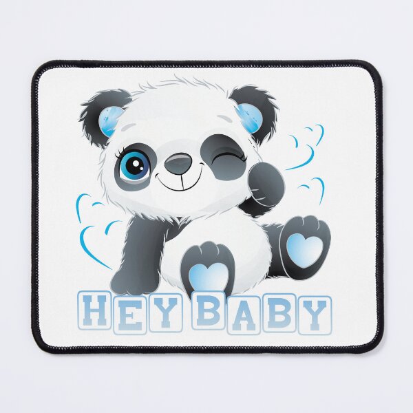 Item preview, Hey Baby, Adorable Baby Boy Panda designed and sold by lucidfrog.