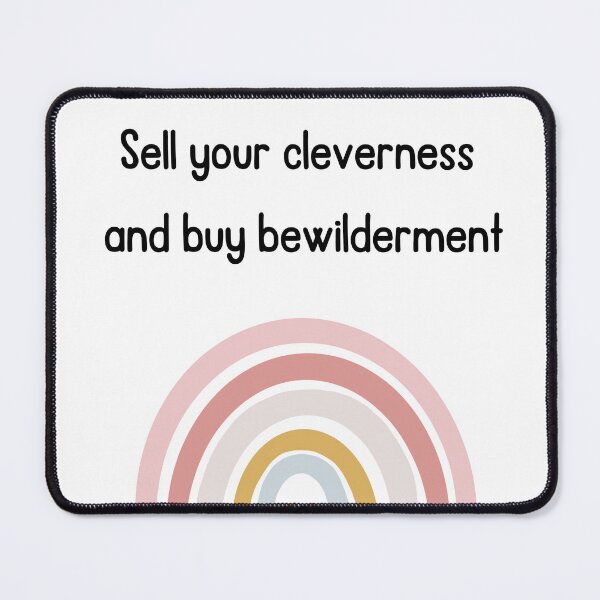 Item preview, Sell your cleverness and buy bewilderment designed and sold by letterinee.
