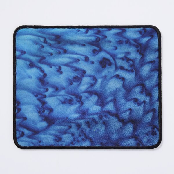 Item preview, alcohol ink blue on fabric blown background sea water liquid  designed and sold by cheekylorns.