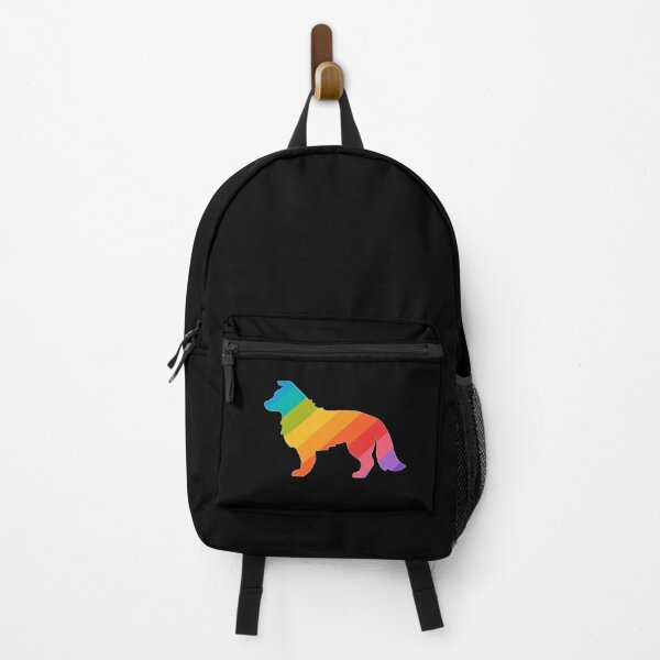 Item preview, Gay LGBT Rainbow Border Collie designed and sold by ODINDISA.