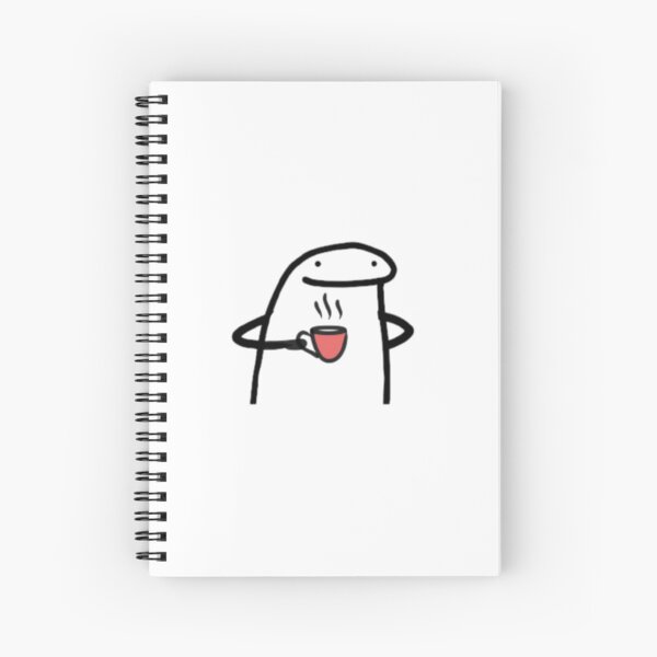 cool flork notebook: Funny Flork Meme Socks Notebook, checkered