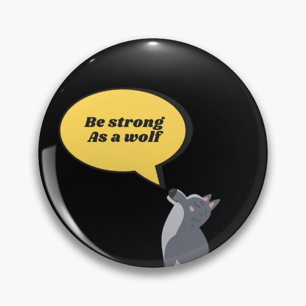 Item preview, Copy of  Be strong as a wolf designed and sold by PaulGoldStore.