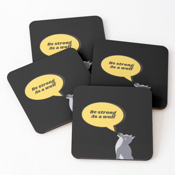 Item preview, Copy of  Be strong as a wolf designed and sold by PaulGoldStore.