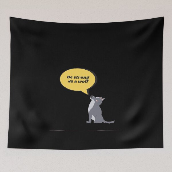 Item preview, Copy of  Be strong as a wolf designed and sold by PaulGoldStore.