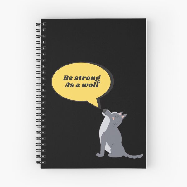 Item preview, Copy of  Be strong as a wolf designed and sold by PaulGoldStore.
