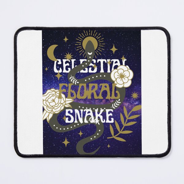 Item preview, Celestial floral snake designed and sold by hskye7.