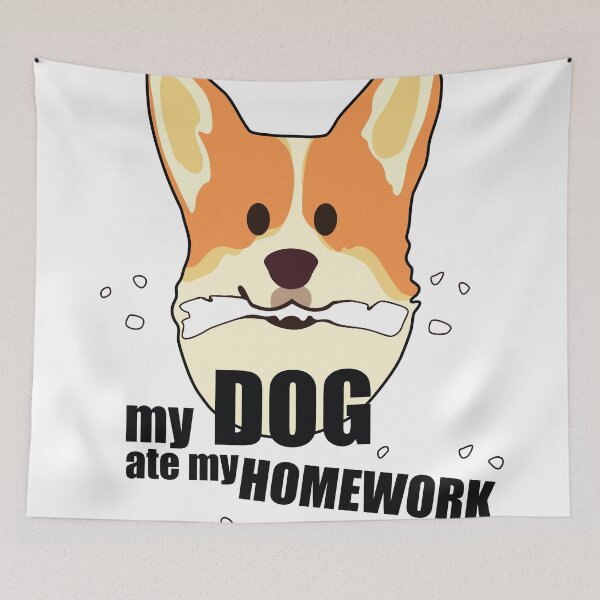 Item preview, My Dog Ate My Homework designed and sold by elgoro173.