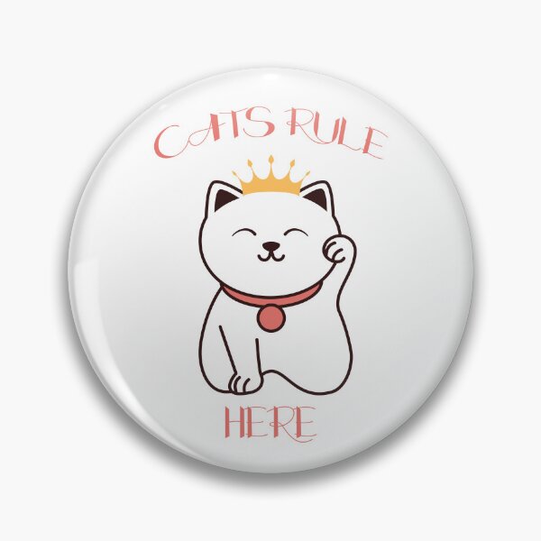 Item preview, Cats rule here designed and sold by MoonLitFox.