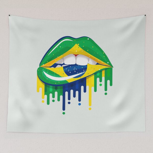 Item preview, Lips Brazil Independence Day 7th September designed and sold by SpecAli.
