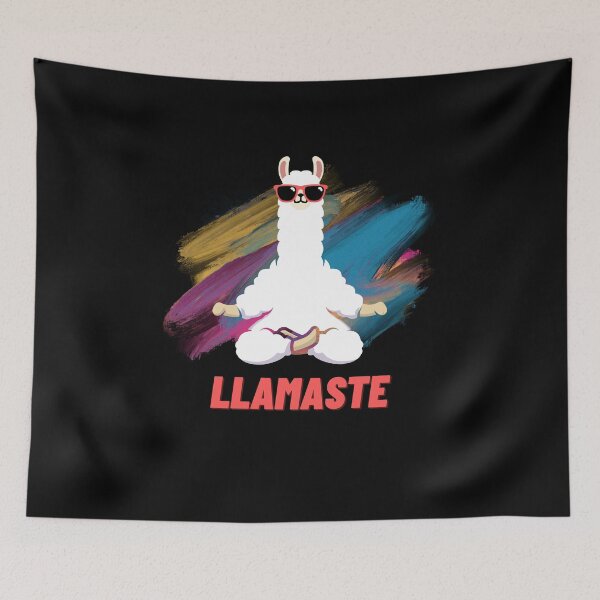 Item preview, Cool Llamaste ~ llama Meditation ~ funny llama design designed and sold by a7med773.