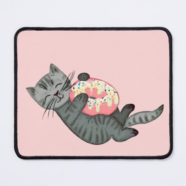 Item preview, Kitten Loves Donut designed and sold by micklyn.