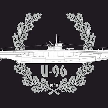 German WW2 submarine U 96 Art Board Print for Sale by FAawRay
