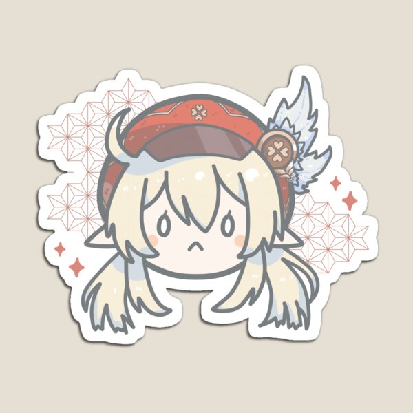 Item preview, Chibi Klee Genshin Impact con fondo designed and sold by Icecoldpotato.