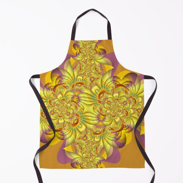 Item preview, complex design 3D fractal structure in many colours on an orange background designed and sold by mister-john.