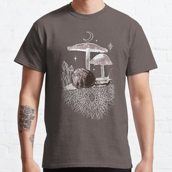 Schnecke Pilze Weinbergschnecke Myzel Classic T-Shirt