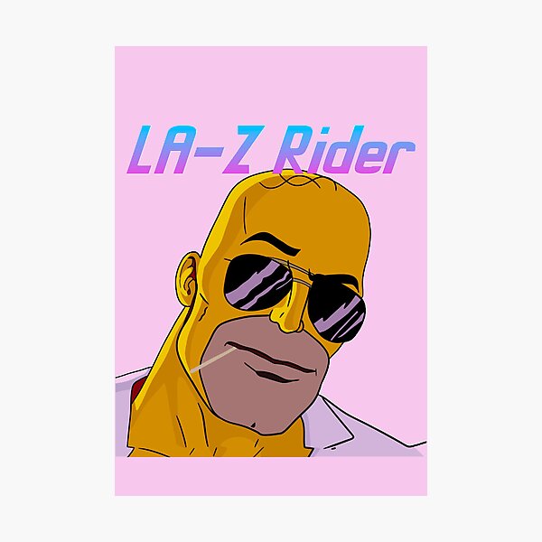 Item preview, LA-Z Rider; Miami Vice Homer designed and sold by ThoseSimpsonsMoments.