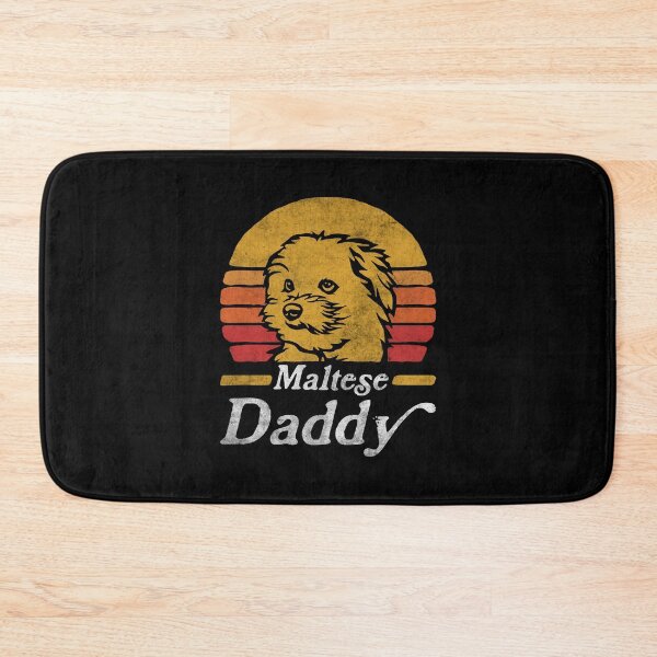 Item preview, Retro Vintage Maltese Daddy designed and sold by More Cute Dogs.