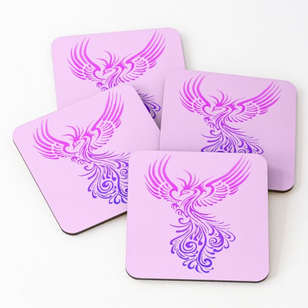 Item preview, Artistic Phoenix Pink Lilac Color Blend designed and sold by taiche.