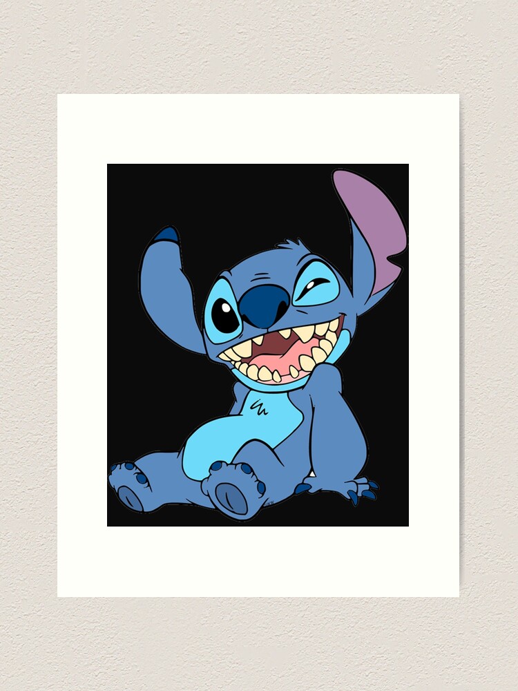 Cute Stitch Art Print