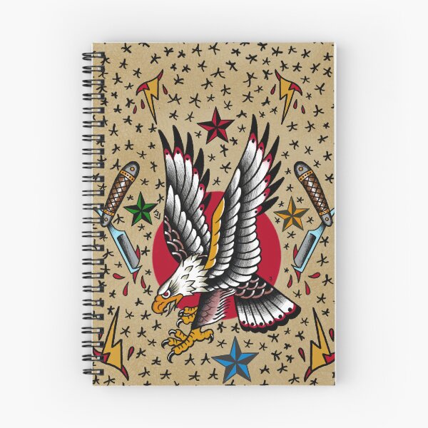 Item preview, Viejo águila americana tradicional designed and sold by NoFearProject.