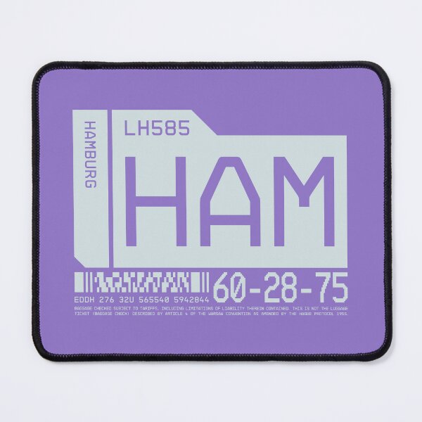 Item preview, Luggage Tag C - HAM Hamburg Germany designed and sold by VoodooCircus.